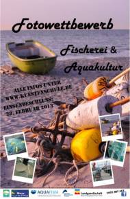 Wettbewerbsplakat „Fischerei & Aquakultur“/ © Anke Vorlauf (EUCC-D)