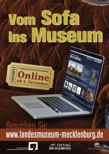 Bild / Plakat "Landesmuseum / Mecklenburg" , Stiftung Mecklenburg 